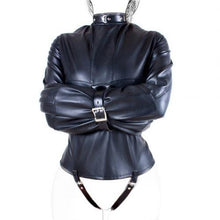 Lade das Bild in den Galerie-Viewer, Leder Harness BDSM Zwangsjacke
