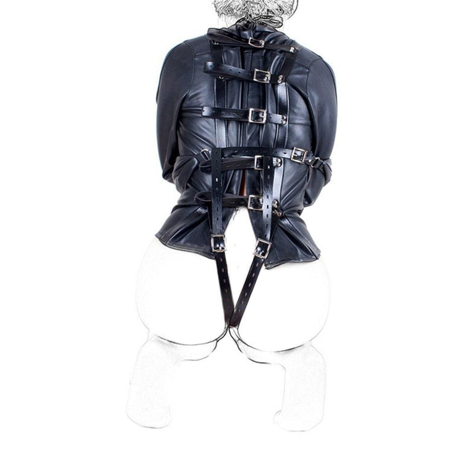 Leather Harness BDSM Straitjacket, gallery view 5