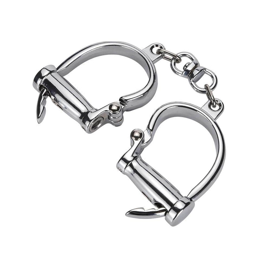 Shiny Horseshoe Like Iron Shackles BDSM, gallery view 4