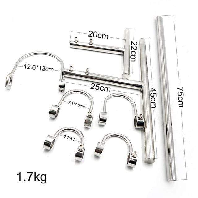 Heavy Duty Stainless Bondage Stocks product view