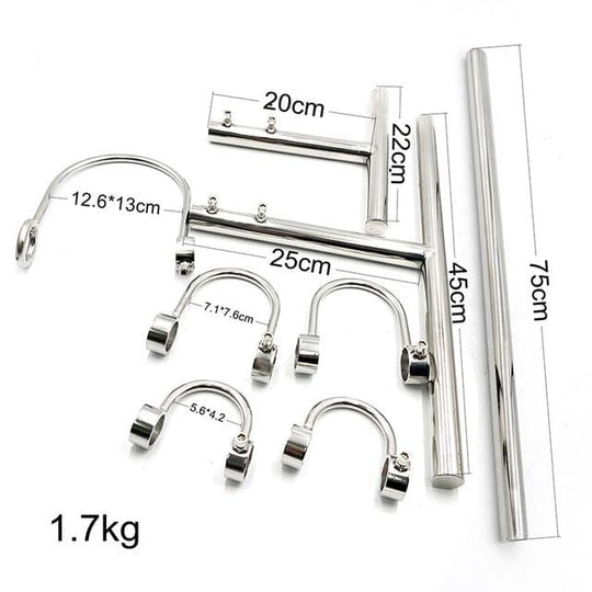 Heavy Duty Stainless Bondage Stocks BDSM product view