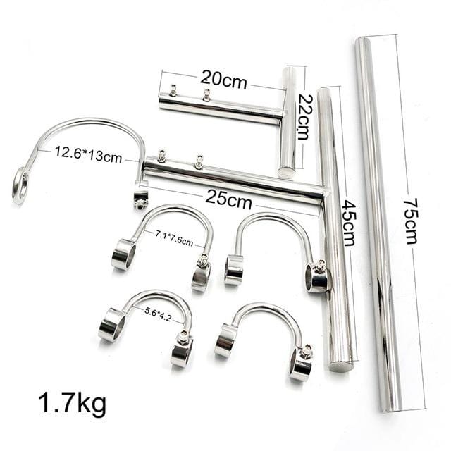 Heavy Duty Stainless Bondage Stocks BDSM product view