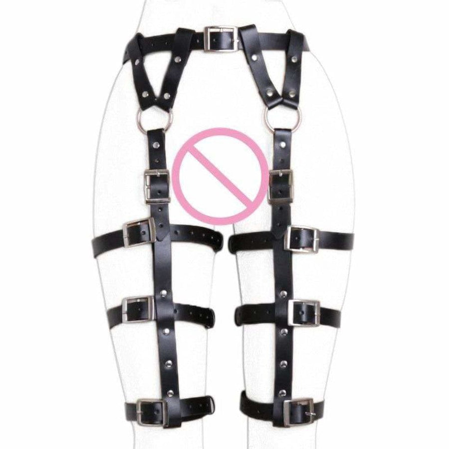 Please Your Master Leather Sex Belt BDSM, gallery view 3