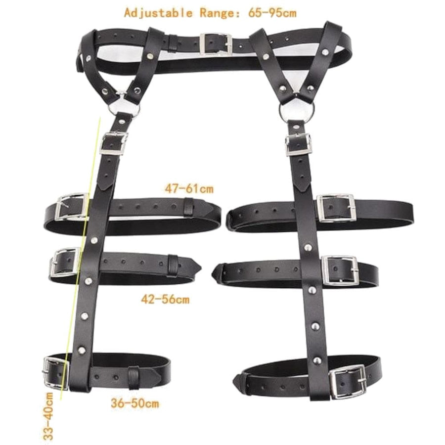 Please Your Master Leather Sex Belt BDSM, gallery view 5