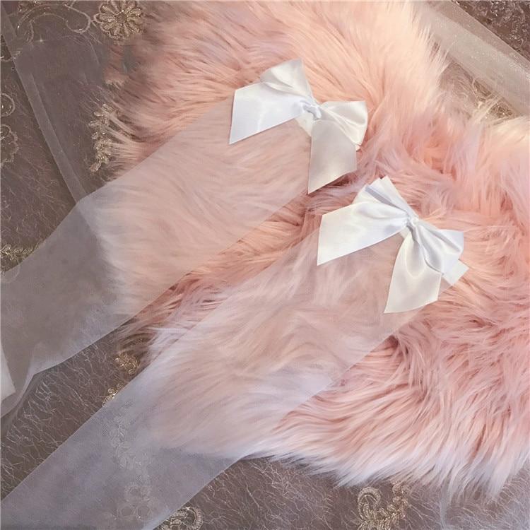 Bowknot Silk Stockings, gallery view 2