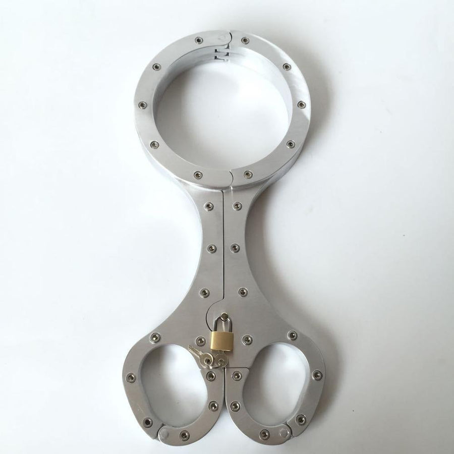 Deluxe Aluminium Scissor-Type Pillory BDSM, gallery view 3