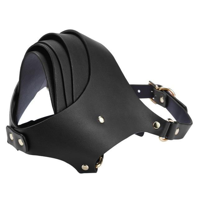 Layered Leather Slave Mask BDSM, gallery view 3