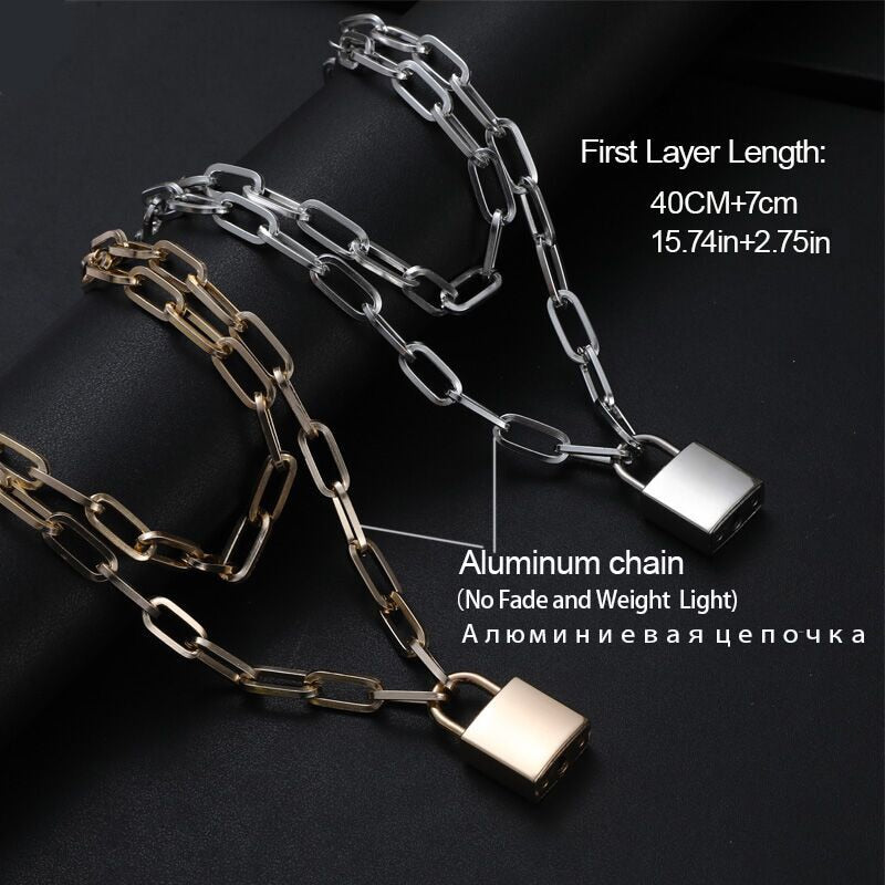 Submissive Necklace with Padlock BDSM DDLG, gallery view 23