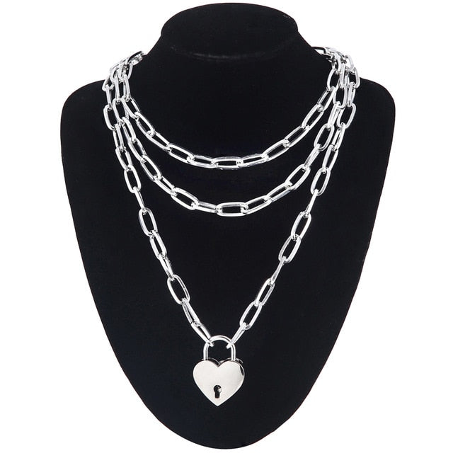 Submissive Necklace with Padlock BDSM DDLG, gallery view 25