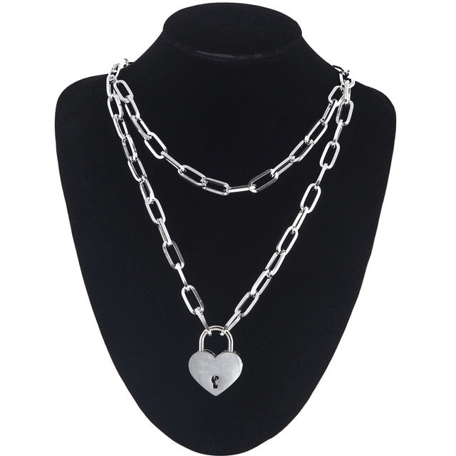 Submissive Necklace with Padlock BDSM DDLG, gallery view 11