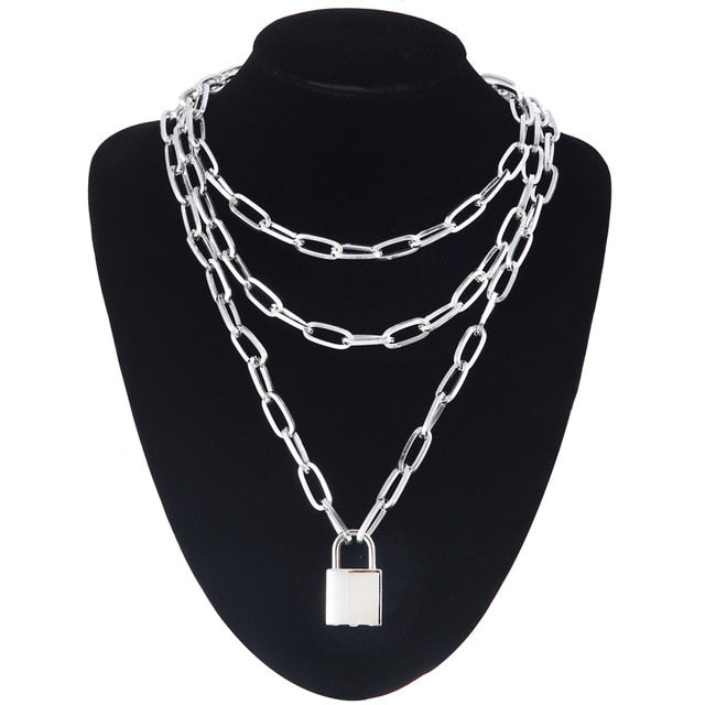 Submissive Necklace with Padlock BDSM DDLG, gallery view 8