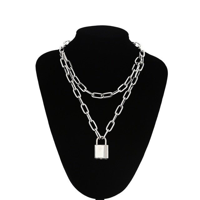 Submissive Necklace with Padlock BDSM DDLG, gallery view 16