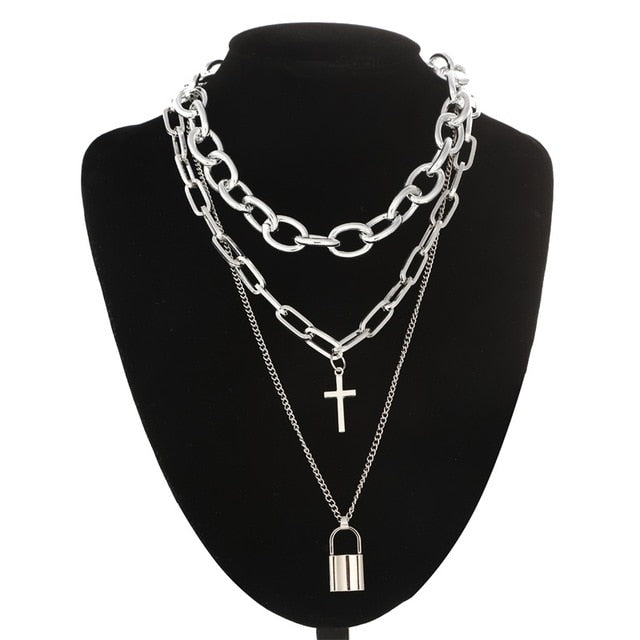 Submissive Necklace with Padlock BDSM DDLG, gallery view 15