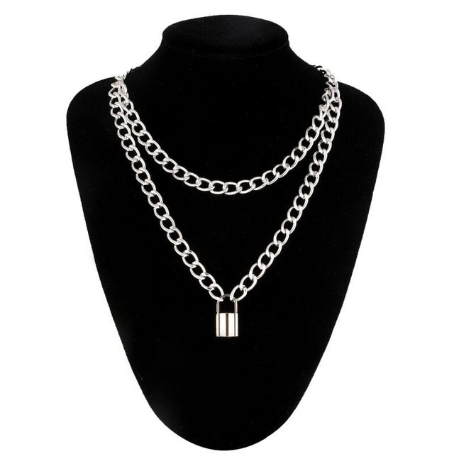 Submissive Necklace with Padlock BDSM DDLG, gallery view 17