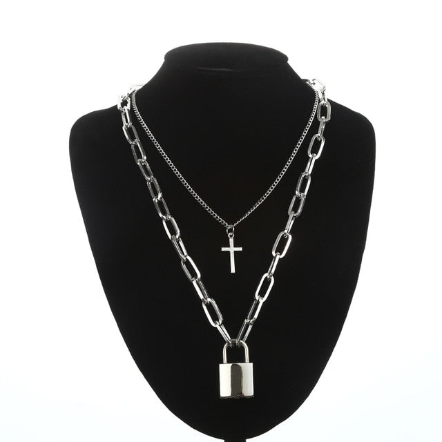 Submissive Necklace with Padlock BDSM DDLG, gallery view 12