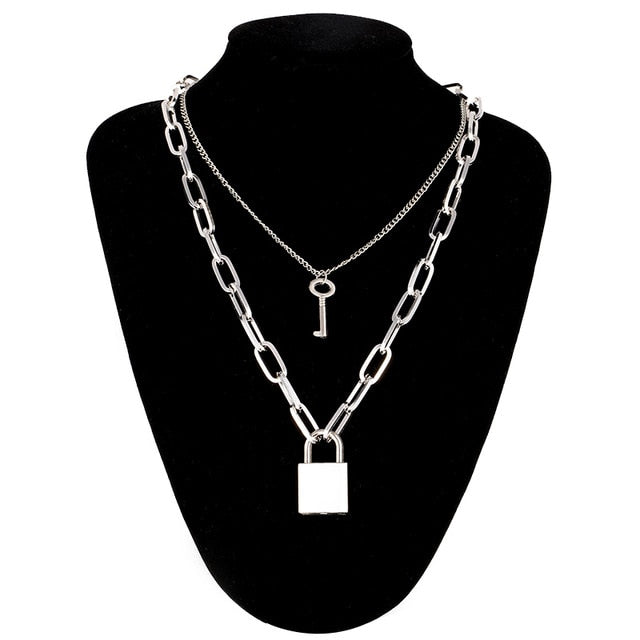 Submissive Necklace with Padlock BDSM DDLG, gallery view 22
