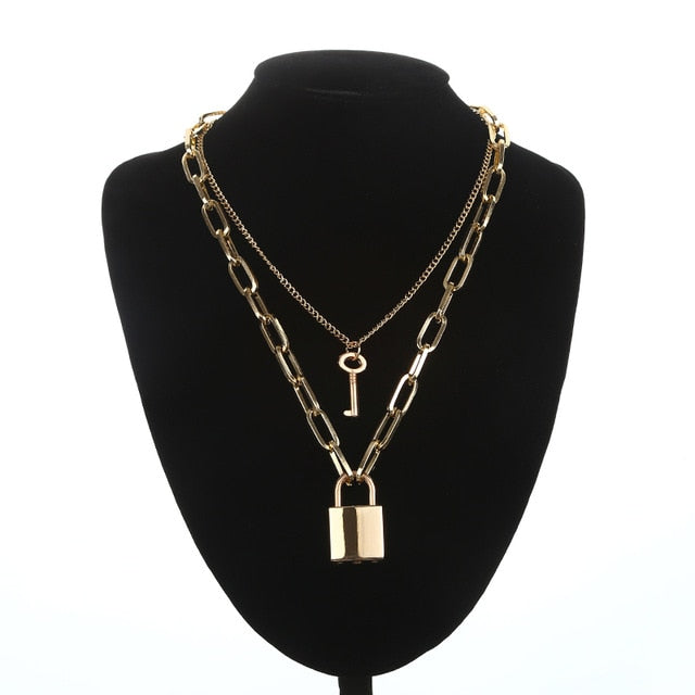 Submissive Necklace with Padlock BDSM DDLG, gallery view 20
