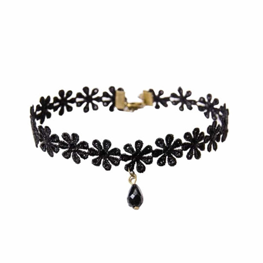 Floral Design Discreet Slave Collar product view