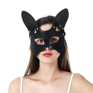 Domme in Training Catwoman Mask Helmet