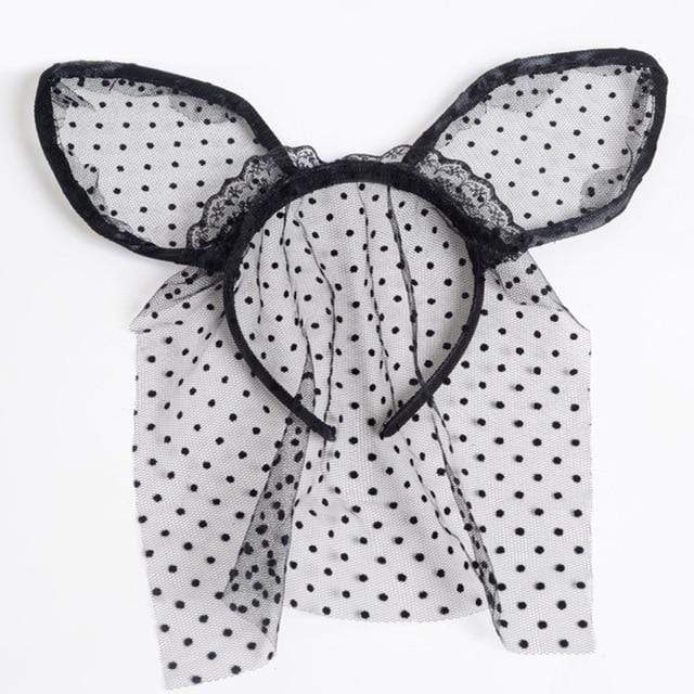 Playmate Fantasy Lace Bunny Mask product view