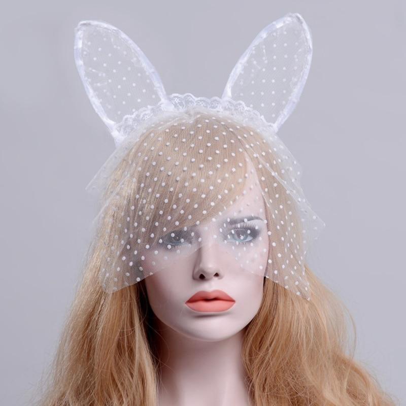 Playmate Fantasy Lace Bunny Mask, gallery view 3