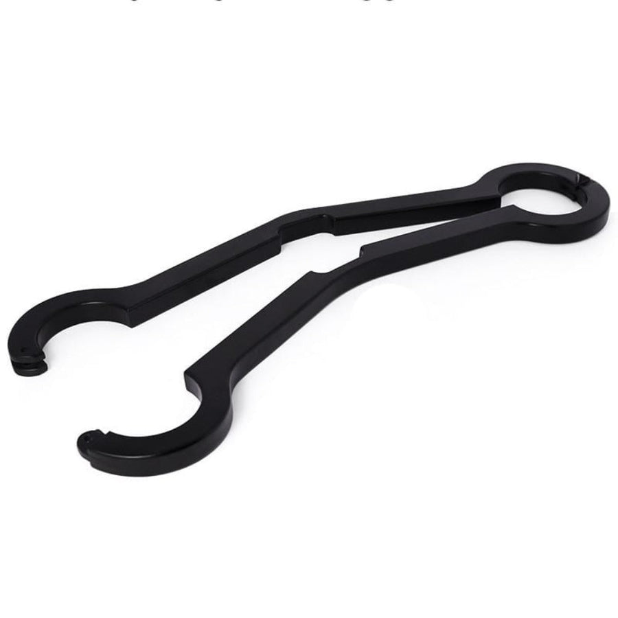 Black Wooden Wrist Lock Humbler Sex Toy, gallery view 3