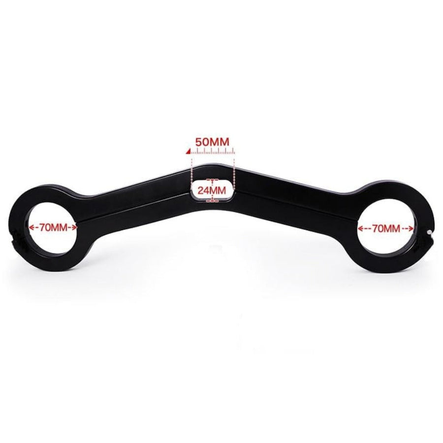 Black Wooden Wrist Lock Humbler Sex Toy, gallery view 4