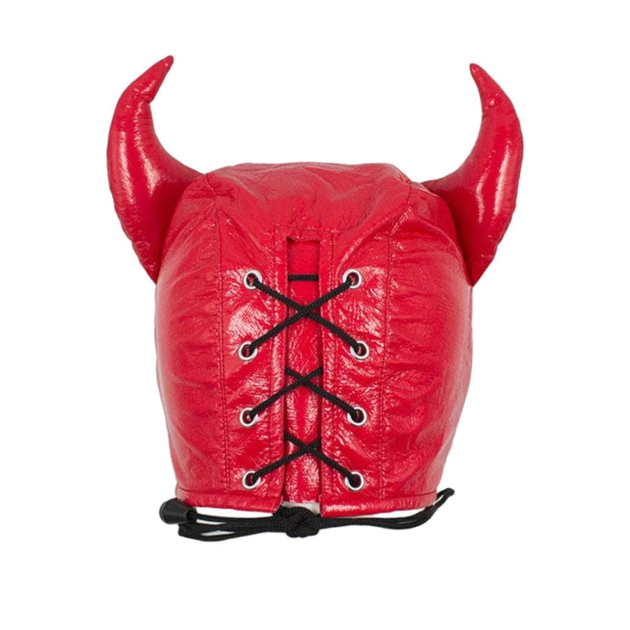 Devilish Lust Leather Fetish Hood BDSM, gallery view 2