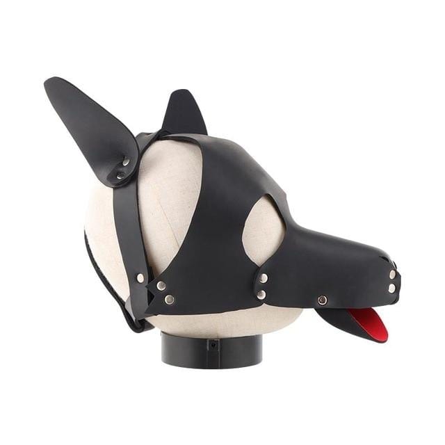 Leather BDSM Dog Mask BDSM, gallery view 2