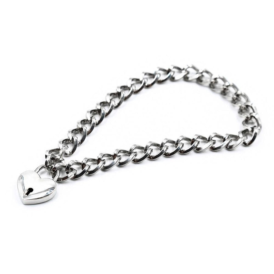 Locking Chainlike Metal Collar, gallery view 2