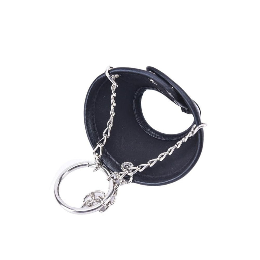 Adjustable Leather Parachute Ball Stretcher BDSM, gallery view 3
