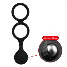 Load image into Gallery viewer, Silicone Cock and Ball Stretching Trainer BDSM
