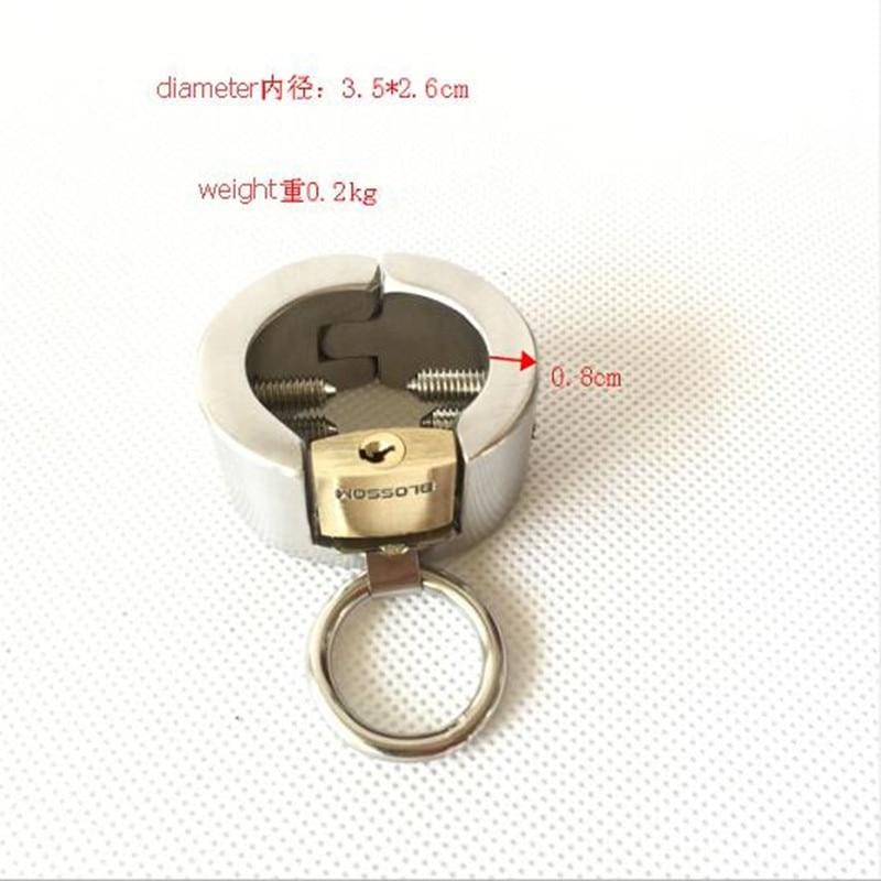 Sadist's Fancy Lockable Testicle Cuffs BDSM, gallery view 4