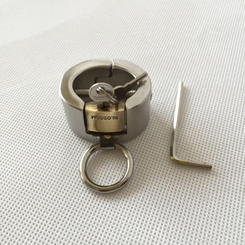 Sadist's Fancy Lockable Testicle Cuffs BDSM product view