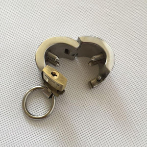 Sadist's Fancy Lockable Testicle Cuffs BDSM