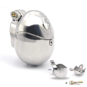 Stainless Egg shaped Cock Cage