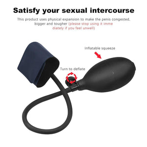 Sadistic Cock and Ball Pumping Pressure Toy BDSM