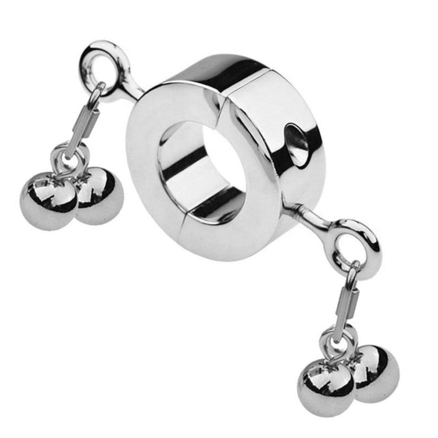 Metallic Testicle Stretcher Weights BDSM product view