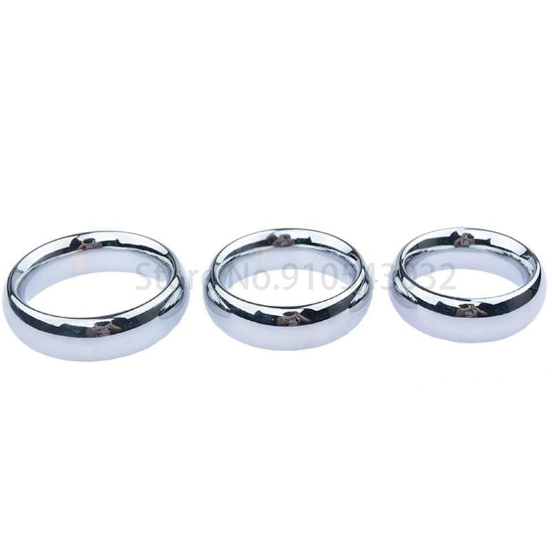 Stainless Cock Weight Trainer BDSM product view