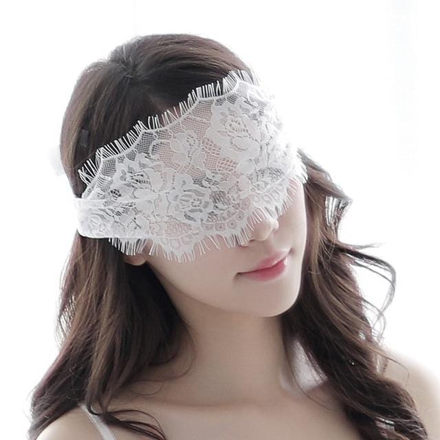 Floral See Through Sex Blindfold BDSM product view