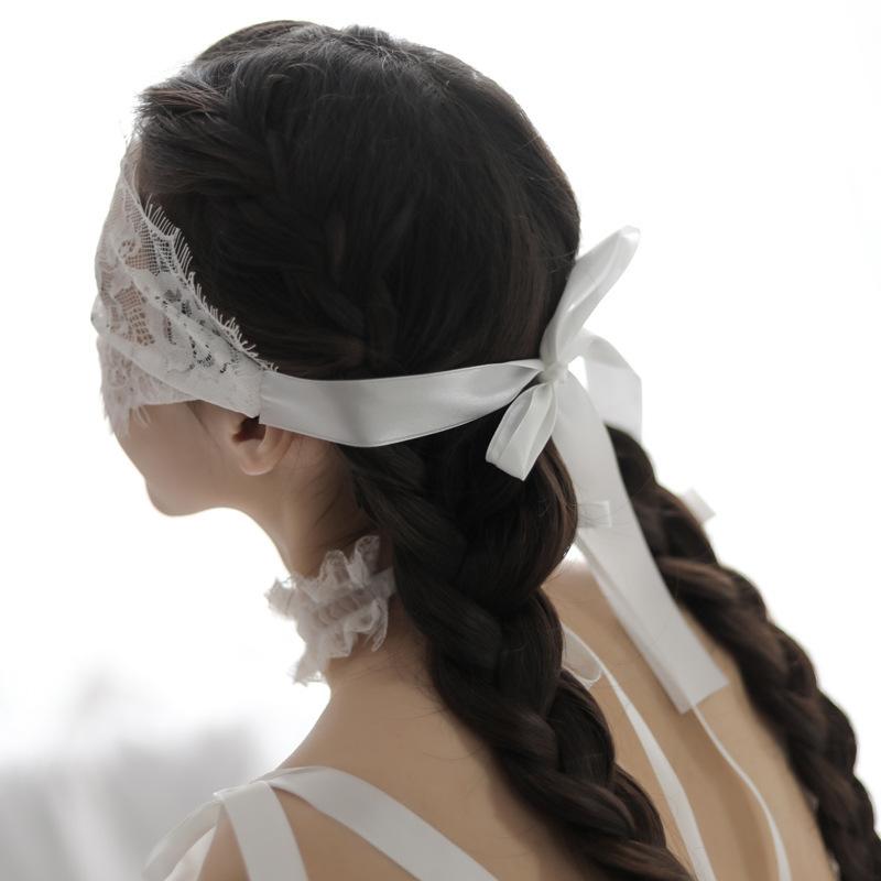 Floral See Through Sex Blindfold BDSM, gallery view 4