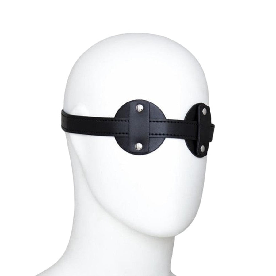 Adjustable Leather Sex Blindfold BDSM product view