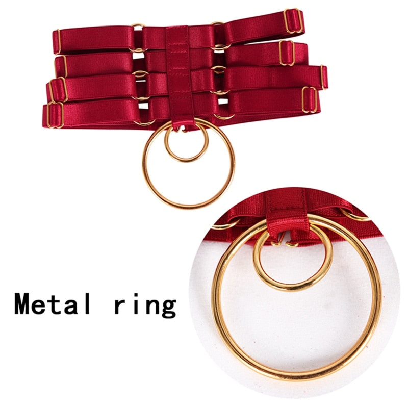 Submissive Choker Collar BDSM DDLG, gallery view 10