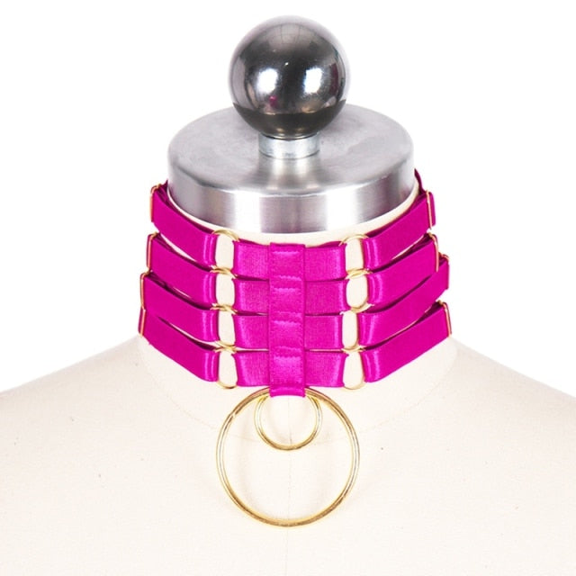 Submissive Choker Collar BDSM DDLG, gallery view 2