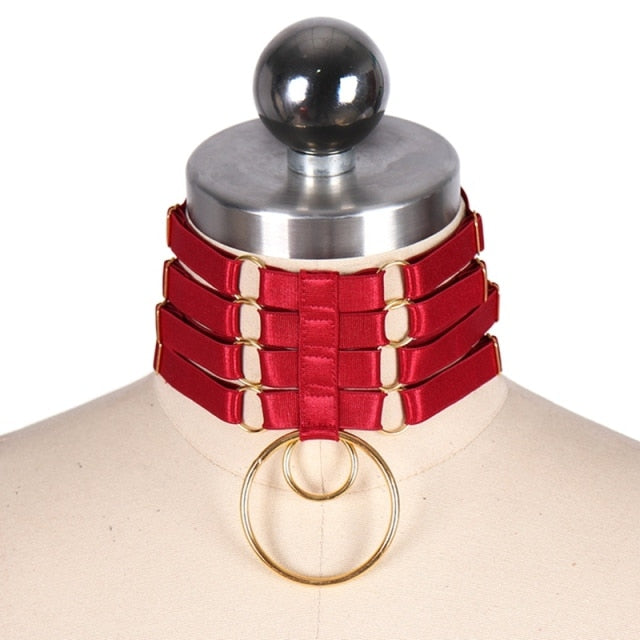 Submissive Choker Collar BDSM DDLG, gallery view 4