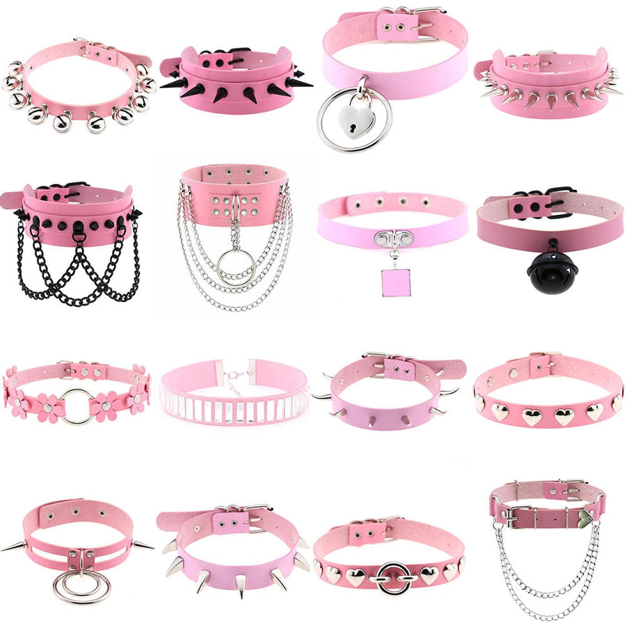 Submissive Choker Collar BDSM DDLG product view