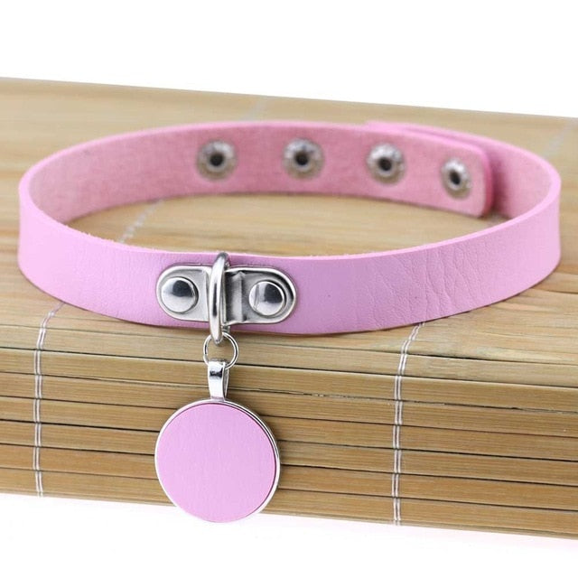 Submissive Choker Collar BDSM DDLG, gallery view 3