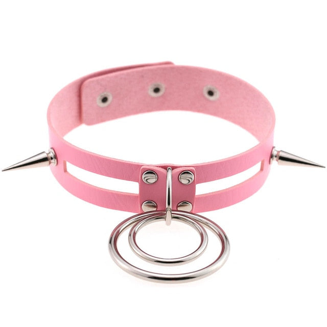 Submissive Choker Collar BDSM DDLG, gallery view 7