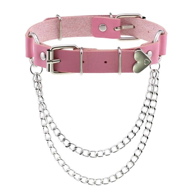Submissive Choker Collar BDSM DDLG, gallery view 12