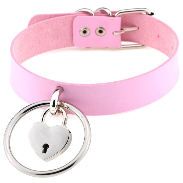 Submissive Choker Collar BDSM DDLG, gallery view 6